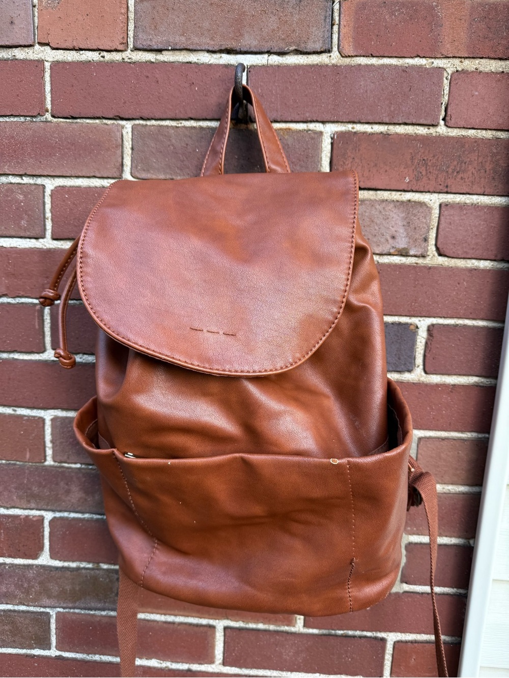 Women’s Leather Backpack - Brown